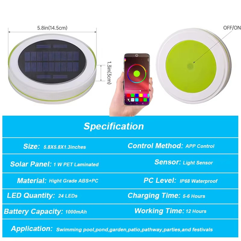 Luce solare a galleggiante per - Smart Garden Light Controller recensione e prezzo